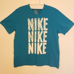 NIKE blue t-shirt (XL)